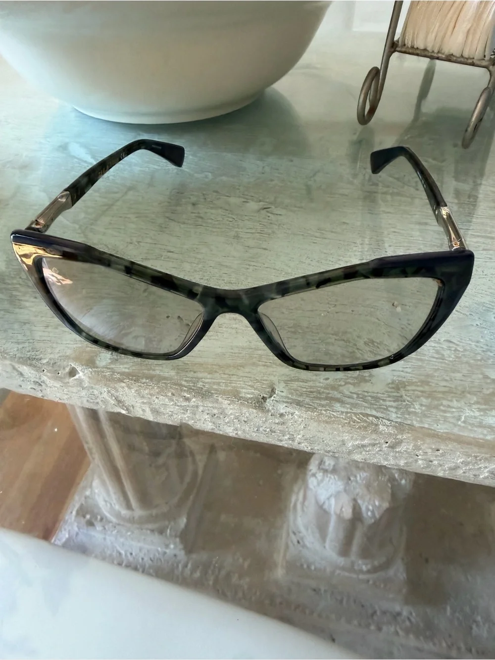 rag & bone Greenish Blue Authentic Glasses